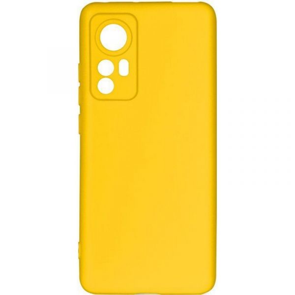 Чехол (клип-кейс) DF xiCase-63 [xicase-63 (yellow)] для Xiaomi 12/12X, желтый