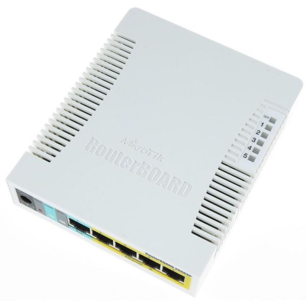 Коммутатор MikroTik RB260GSP x100 Мбит/сек, 1000 Мбит/сек, управляемый